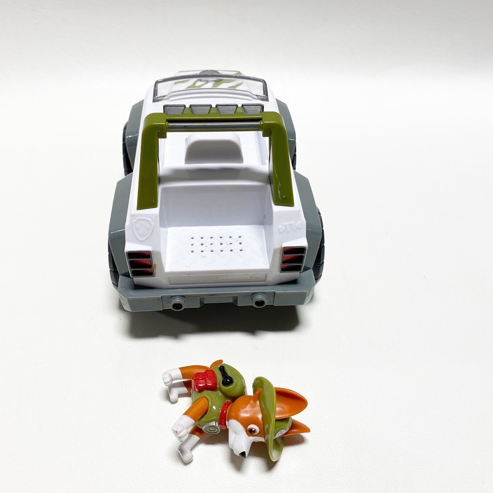 Paw Patrol Tracker Figure Cruiser Pull Back Sounds Jungle Jeep Spin Master - Picture 4 of 4